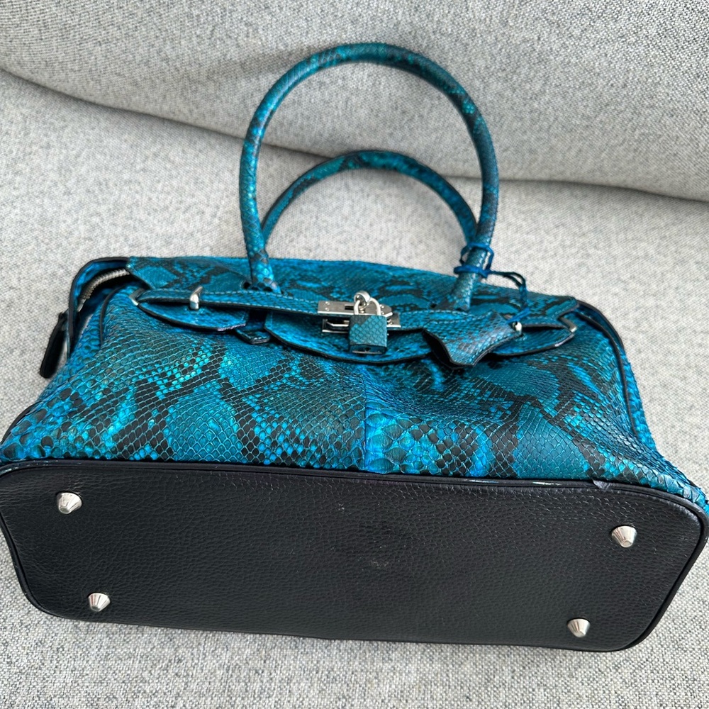 Genuine python skin bag - Picture 3 of 6